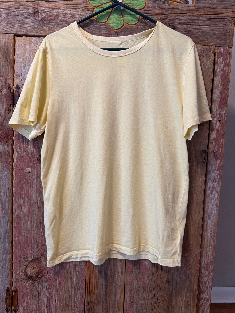 GAP Vintage Women’s Crew Neck T-Shirt - Lemon Yellow large tall